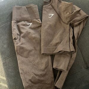 gymshark vital seamless set size small
